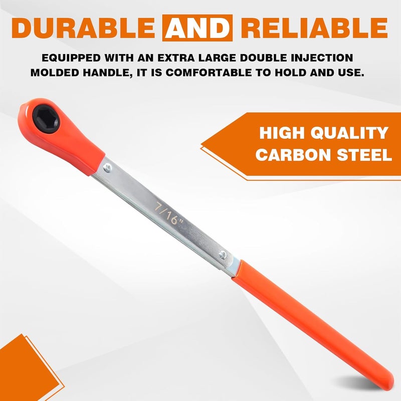 BARTOO Slack Adjuster Wrench 7/16" Automatic Slack Adjusting Wrench - Image 2